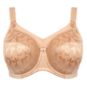 Goddess Women Bra Plus Size 38G Beige Unlined Underwire Adjustable Wide Straps